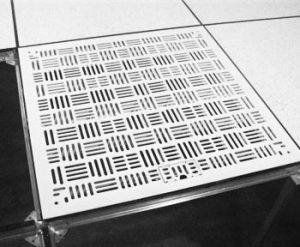 AF320 high flow raised access floor tile