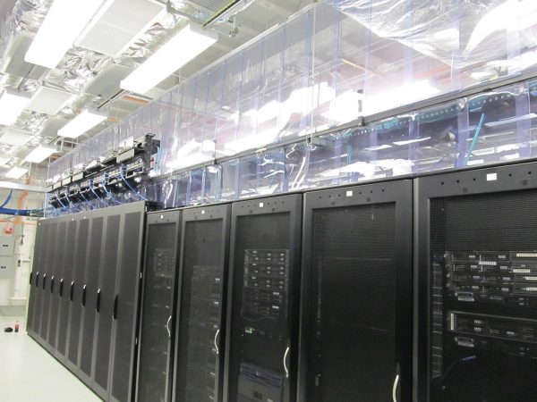 Overlapping Aisle Containment Strip Curtains