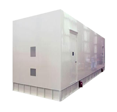 Modular Data Center on transparent background